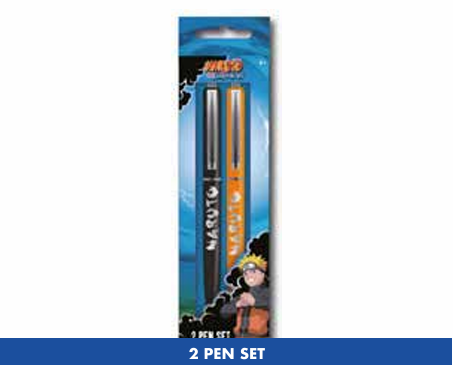 NARUTO - Set de 2 Bics