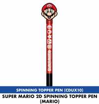 SUPER MARIO - Mario - 2D Spinning Topper Pen