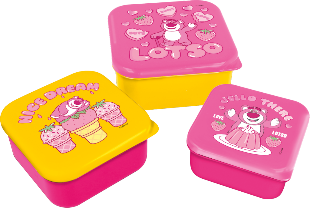 TOY STORY - Lotso - Boîtes à Snack - 3 pcs