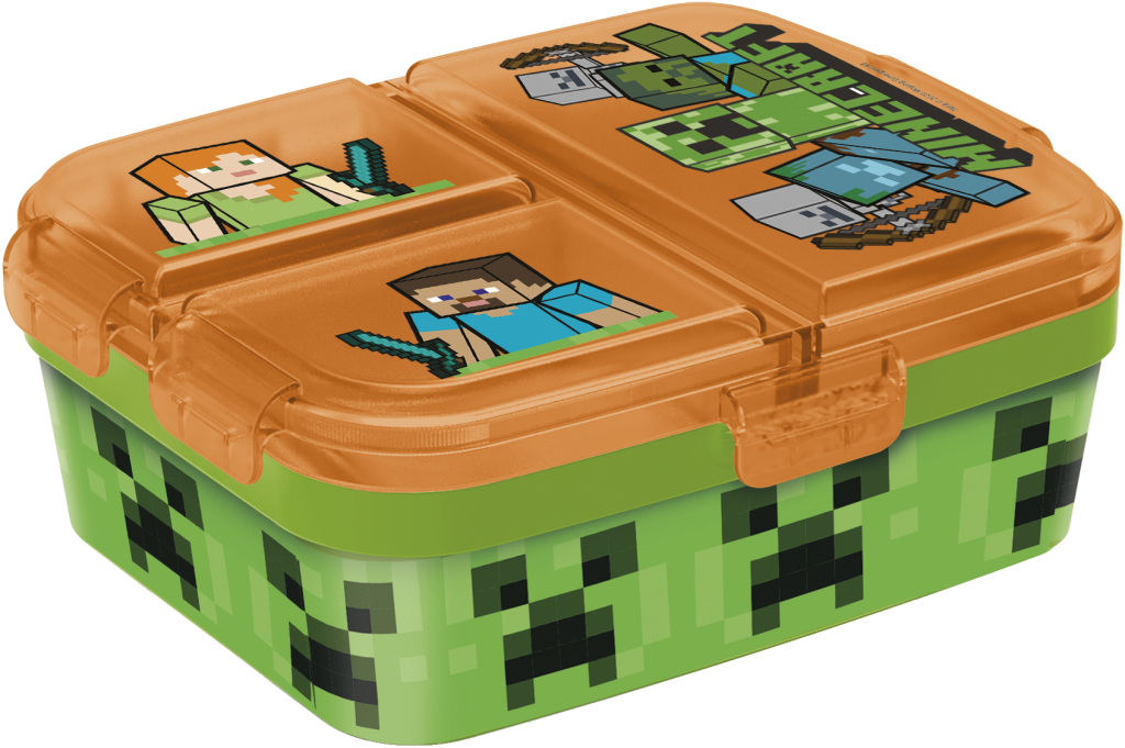 MINECRAFT - Creeper - Boîtes à Tartines multi-compartiment
