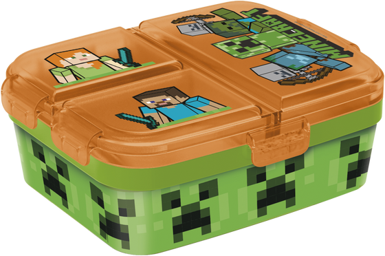 MINECRAFT - Creeper - Boîtes à Tartines multi-compartiment