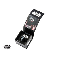 STAR WARS - Men's Stainless Steel Black 3D Darth Vader Ring - Size 10