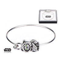 STAR WARS - Women's Stainless Steel 3D Ewok Bangle Bracelet
