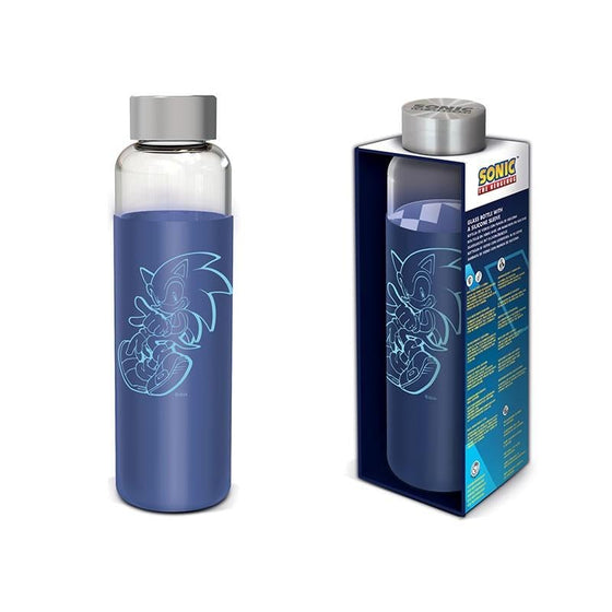 SONIC - Bouteille en Verre + Silicone - Format 585ml