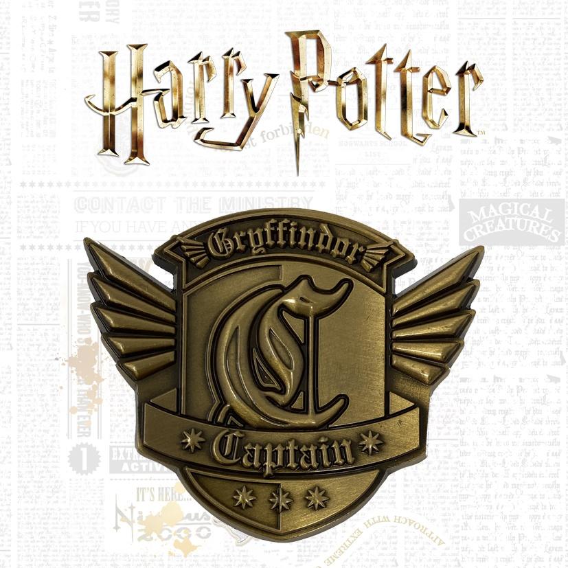 HARRY POTTER - Gryffondor Quidditch - Médaillon édition limitée