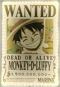 ONE PIECE - Luffy - Neon Mural Led - 30 cm
