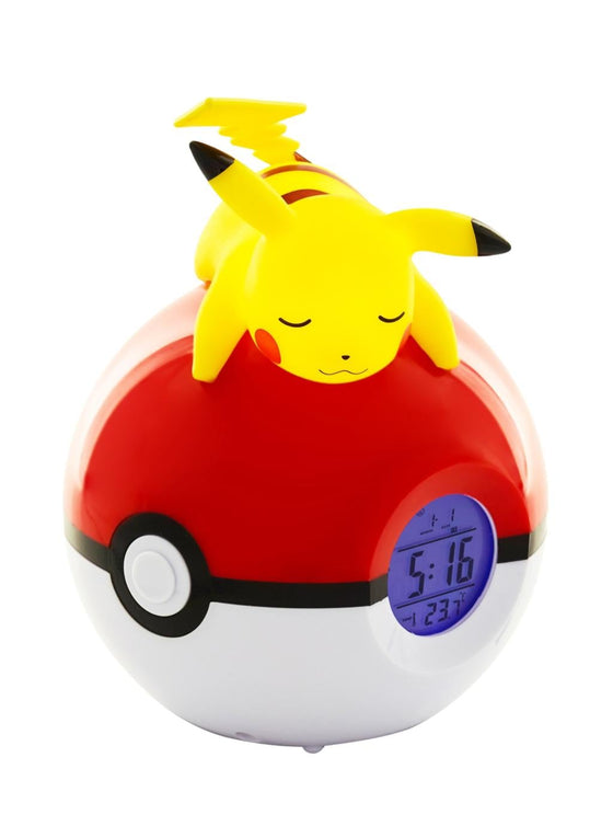 POKEMON - Pikachu Pokeball - Réveil avec lampe LED