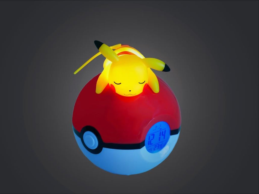 POKEMON - Pikachu Pokeball - Réveil avec lampe LED