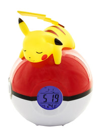 POKEMON - Pikachu Pokeball - Réveil avec lampe LED