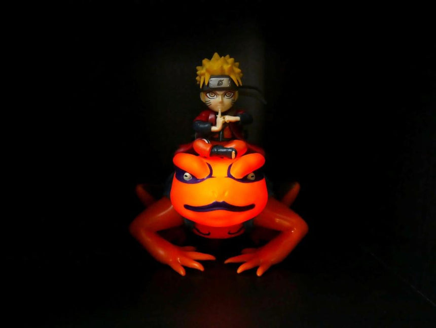 NARUTO & GAMAKISHI - Figurine Lumineuse - 20 cm