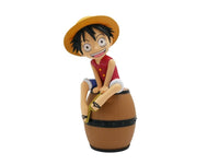 ONE PIECE - Luffy sur Tonneau - Figurine Lumineuse - 27 cm
