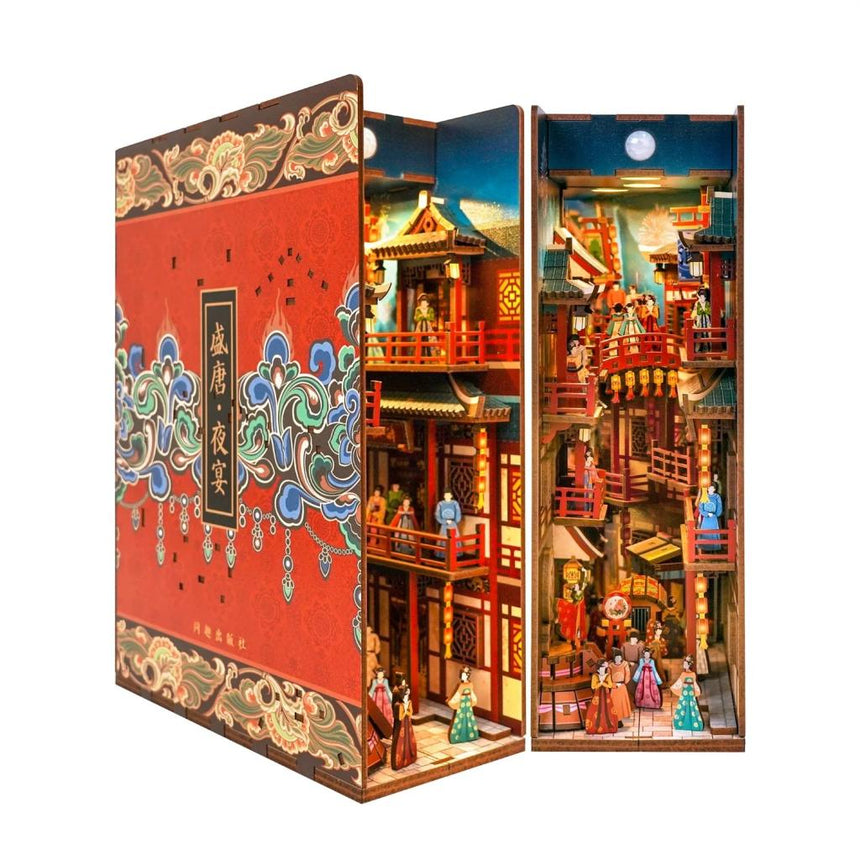 BOOK NOOK KIT - DIY-Le banquet de la Dynastue Tang -260pcs + LED Light
