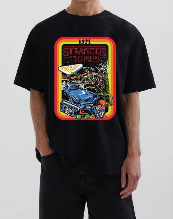 STRANGER THINGS - Arcade - T-Shirt Homme (L)