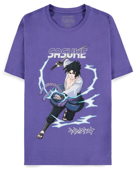 NARUTO - Sasuke Purple - T-Shirt Homme (M)