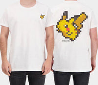 POKEMON - Pixel Pikachu - T-Shirt Homme (L)