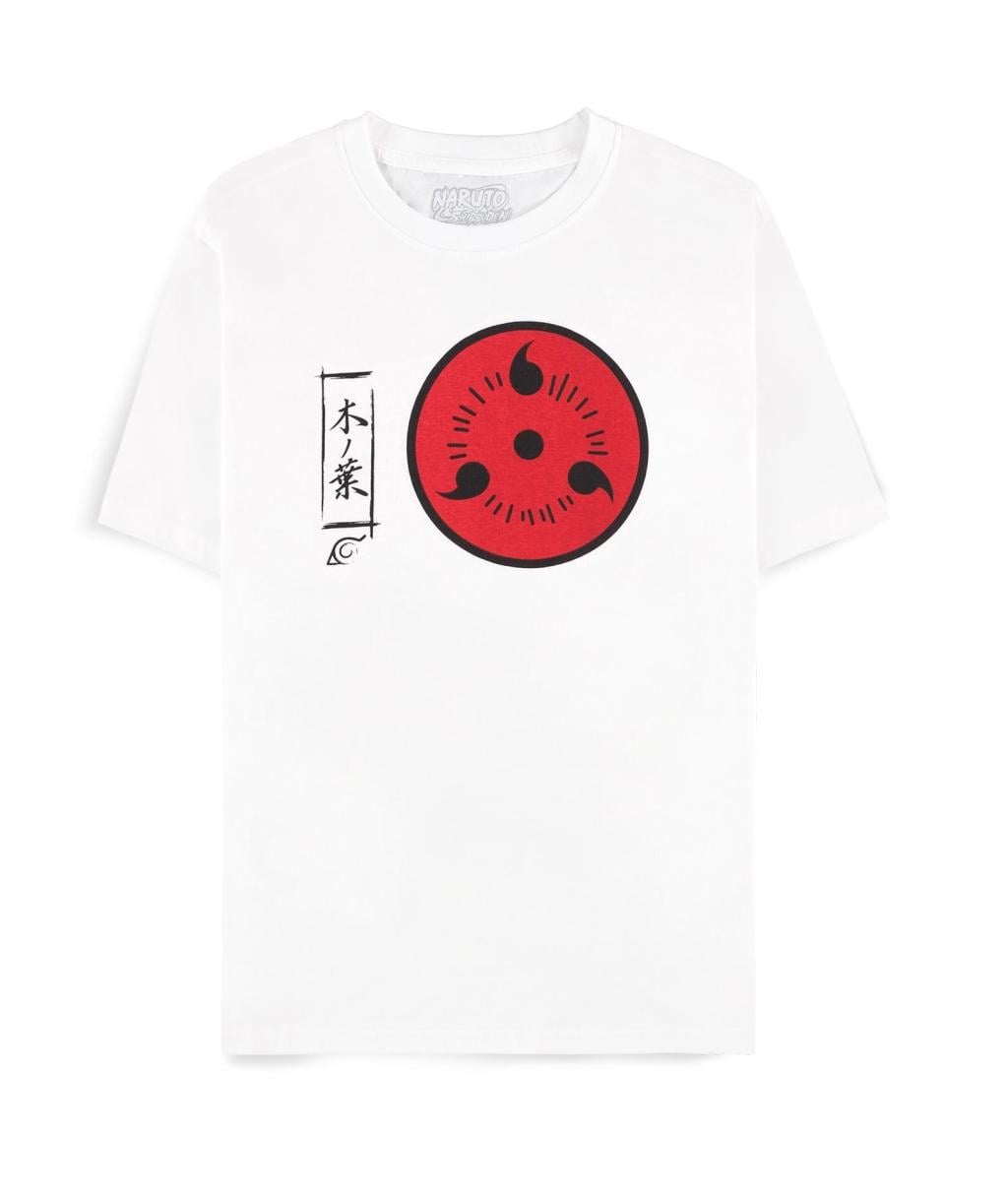 NARUTO Shippuden - Sasuke Symbol - T-shirt Femme (2XL)