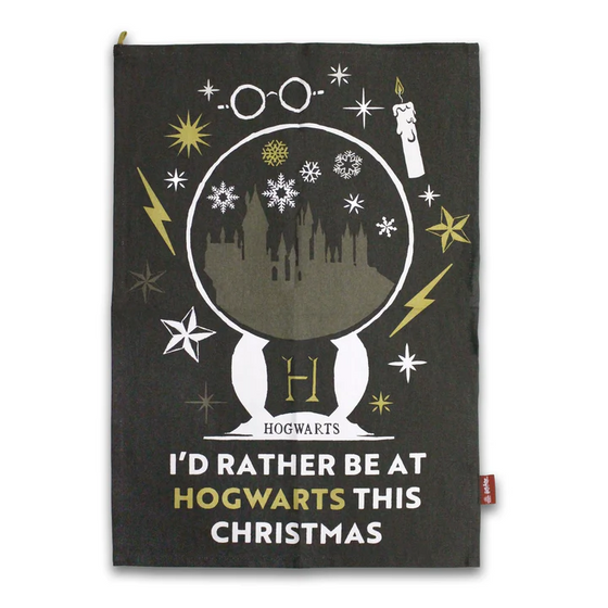 HARRY POTTER - Rather be at Hogwarts - Serviette à Thé