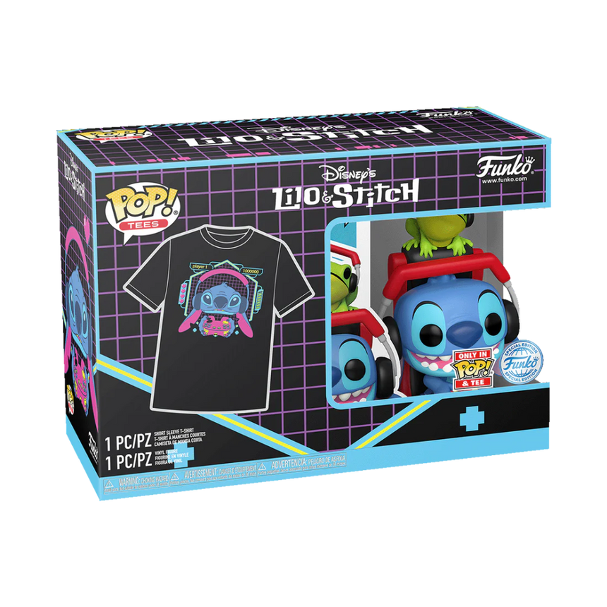 LILO STITCH - POP N° XXX - Gmr Stitch avec grenouille + T-shirt (L)