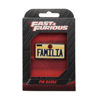 FAST & FURIOUS - Familia License Plate - Pin's Edition Limitée