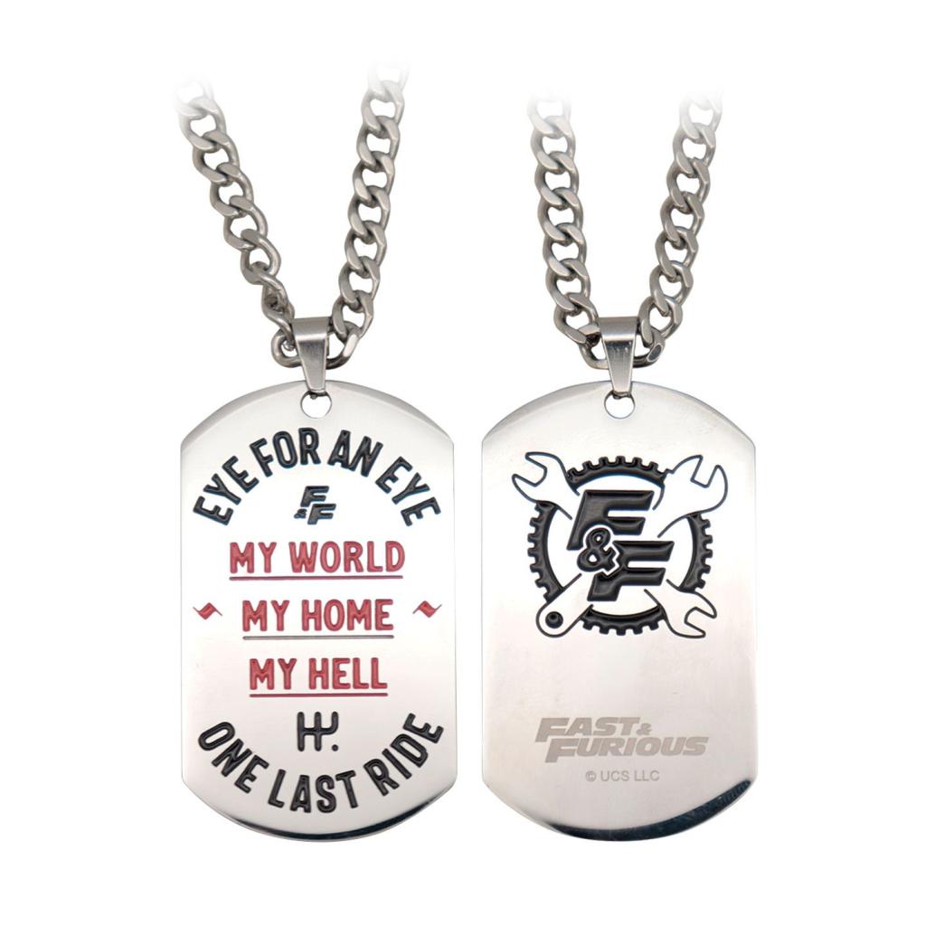 FAST & FURIOUS - Stainless Steel Dog Tag Edition Limitée