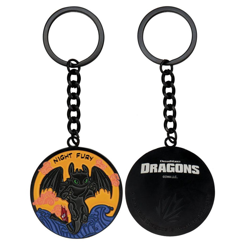 DRAGONS - Furie Nocturne - Porte-clés Edition Limitée