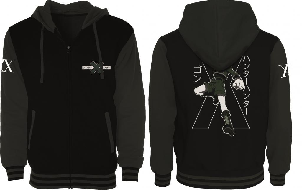 HUNTER X HUNTER - Gon Freecss - Jacket Varsity Homme (XL)