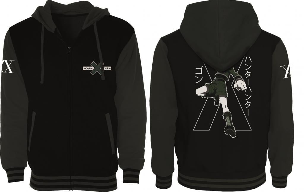 HUNTER X HUNTER - Gon Freecss - Jacket Varsity Homme (L)