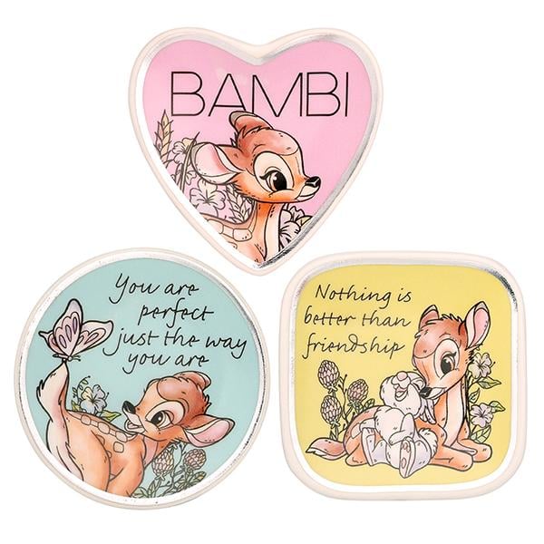 BAMBI - Set de 3 Minis Plateaux à Bijoux - 20,6x7,2x2,3 cm