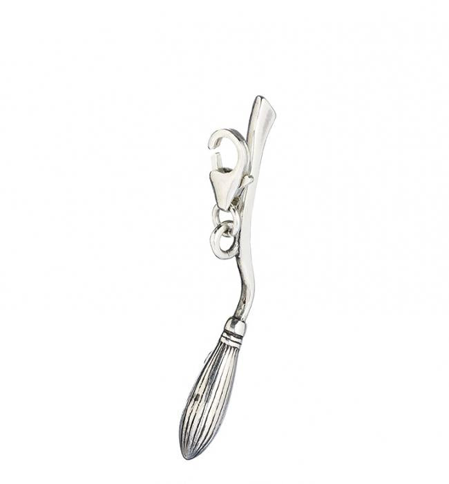 HARRY POTTER - Nimbus 2000 - Clip Charme Argent pour Collier&Bracelet