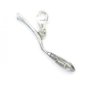 HARRY POTTER - Nimbus 2000 - Clip Charme Argent pour Collier&Bracelet