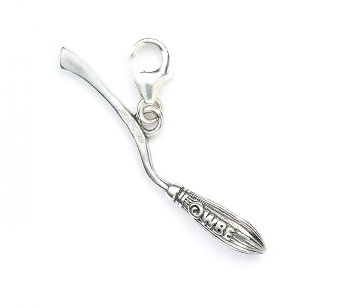 HARRY POTTER - Nimbus 2000 - Clip Charme Argent pour Collier&Bracelet