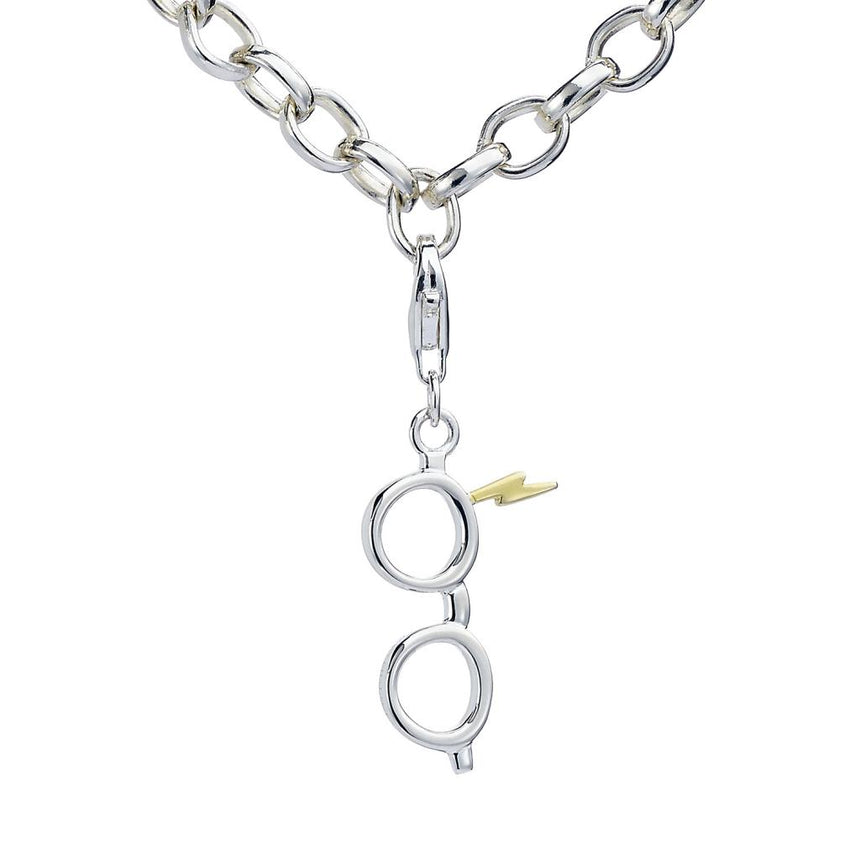 HARRY POTTER - Eclair & Lunettes - Clip Charme pour Bracelet