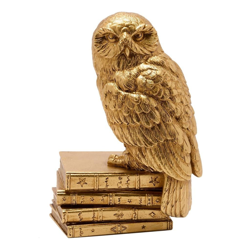 HARRY POTTER - Hedwige - Figurine Doré  20cm