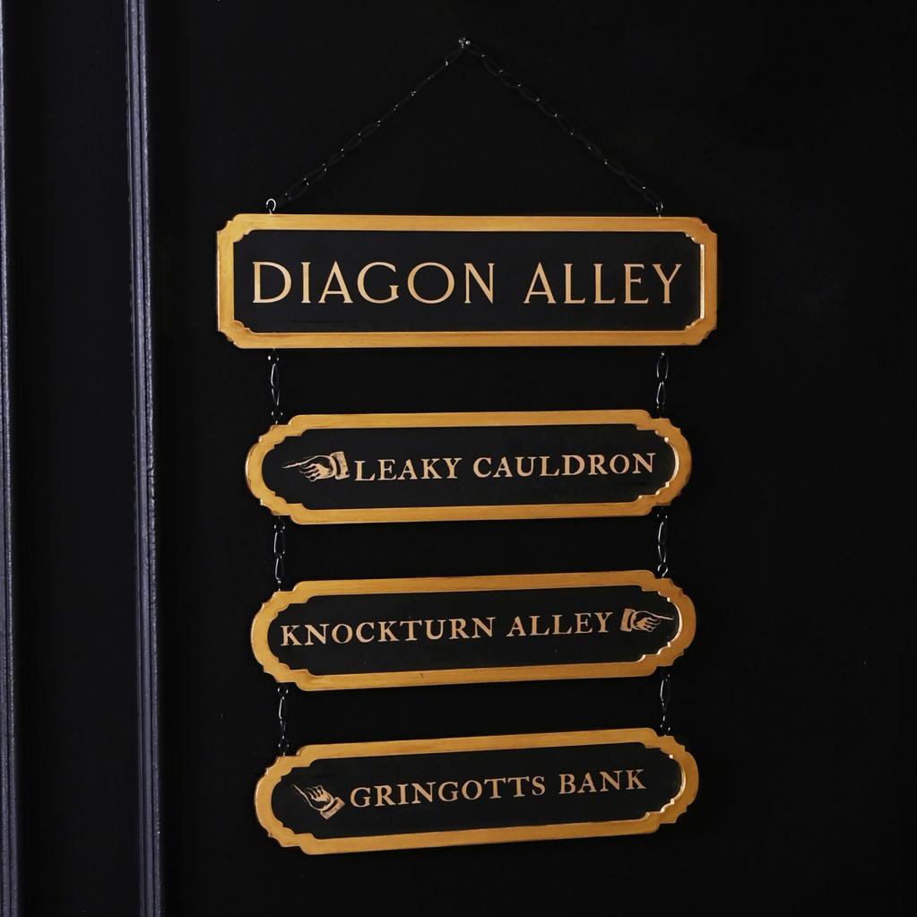 HARRY POTTER - Diagon Alley - Panneaux de Rue