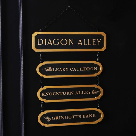 HARRY POTTER - Diagon Alley - Panneaux de Rue