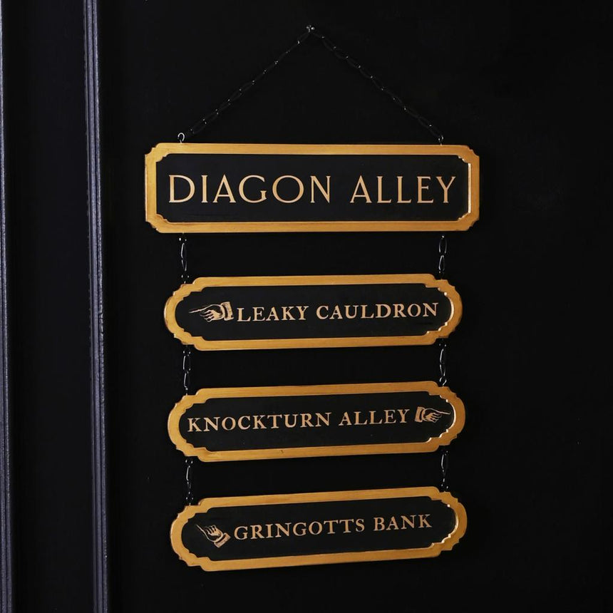 HARRY POTTER - Diagon Alley - Panneaux de Rue