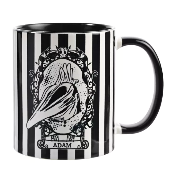 BEETLEJUICE - Black&White - Adam - Mug Interieur Coloré - 312 ml