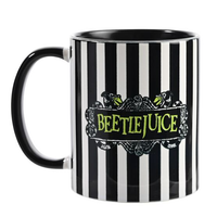 BEETLEJUICE - Black&White - Adam - Mug Interieur Coloré - 312 ml
