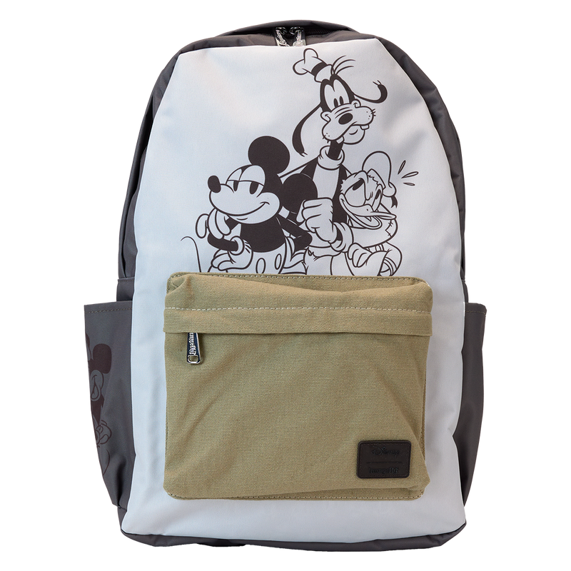 DISNEY - Mickey et amis - Sac à dos Canvas Nylon LoungeFly