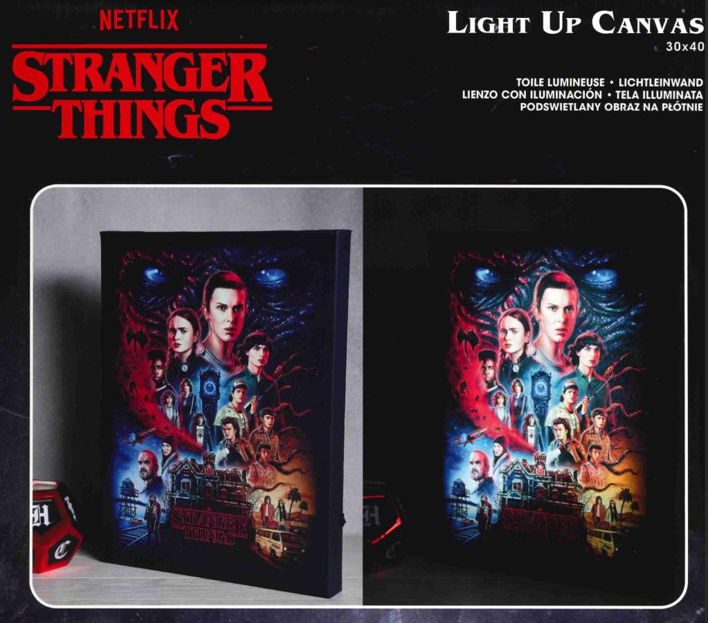 STRANGER THINGS - Vecna - Canvas Lumineux 40X30 Cm