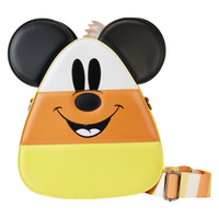 DISNEY - Mickey et Minnie Candy Corn - Sac Bandoulière LoungeFly