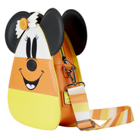 DISNEY - Mickey et Minnie Candy Corn - Sac Bandoulière LoungeFly