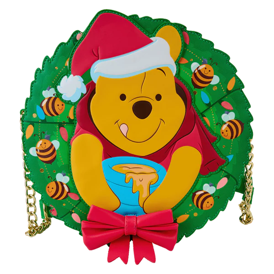WINNIE L'OURSON - Stuck in Wreath - Sac bandoulière Loungefly