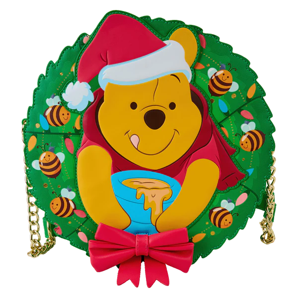 WINNIE L'OURSON - Stuck in Wreath - Sac bandoulière Loungefly