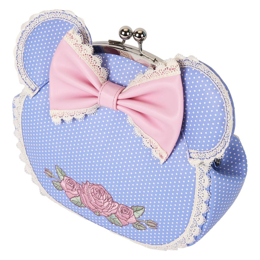 DISNEY - Minnie "Floral and Lace Kisslock" - Sac bandoulière Loungefly