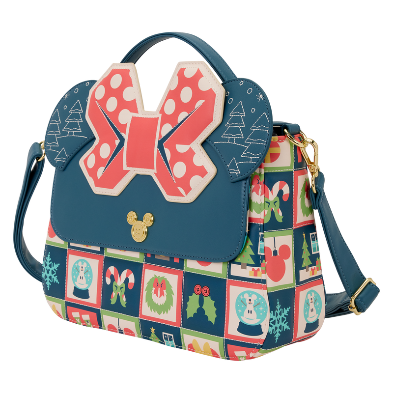 DISNEY - Mickey & Minnie "Holiday" - Sac bandoulière Loungefly