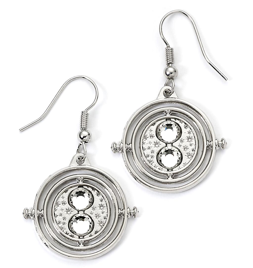 HARRY POTTER - Retourneur de Temps - Boucles d'Oreilles Argenté