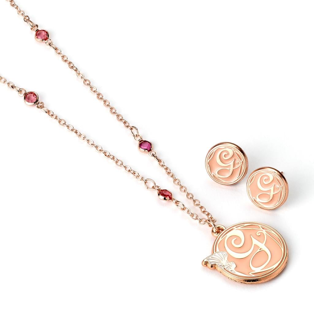 WICKED - Glinda - Set Cadeau Collier + Clous d'Oreilles