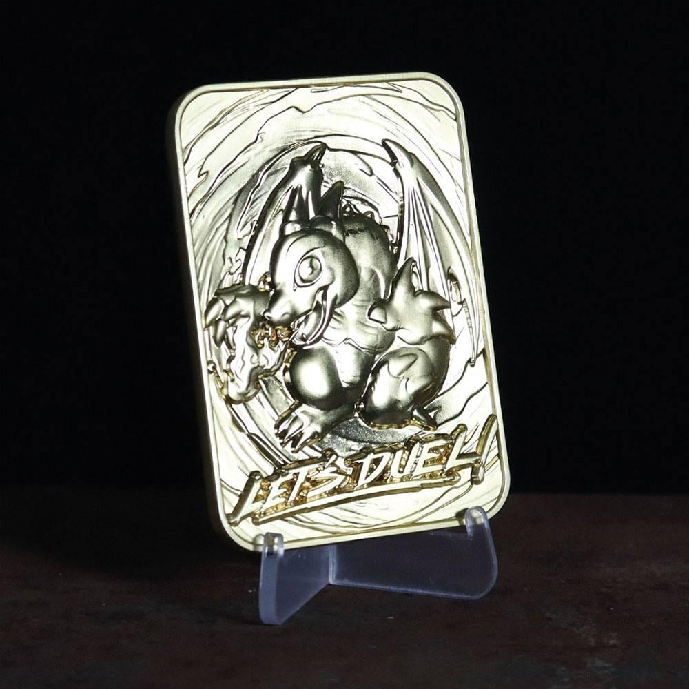YU-GI-OH! - Baby Dragon - Carte en métal plaqué or collector