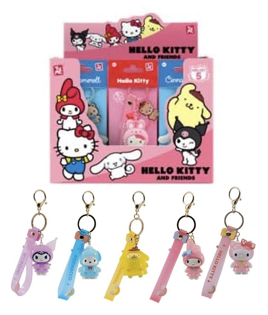 HELLO KITTY - Raincoat Series - Assortiment 12 Porte-Clés 6-7cm